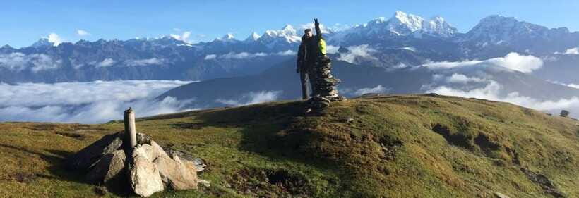 4 Days Pikey Peak Trek : The Best View of Mt Everest - Day 2: Jhapre to Pikey Base Camp at 3,640 m