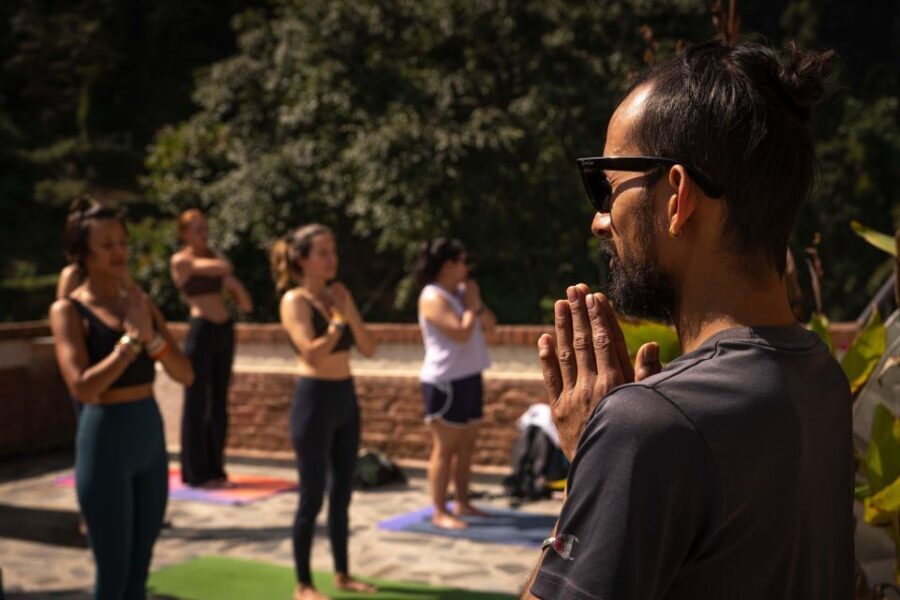Day Yoga Meditation Retreat with Lunch, Kathmandu - Breathwork and chanting: the 1-hour practice that shifts the mood