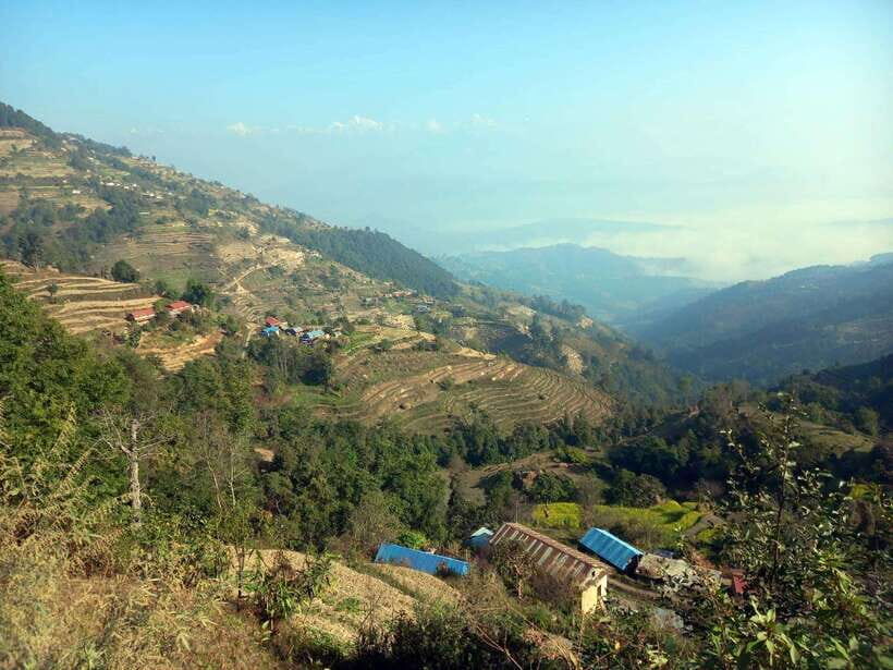 From Kathmandu: 3-Day Chisapani-Nagarkot Trek & Bhaktapur - Day 2: Chisapani to Nagarkot—forest steps, village crossings, and the climb back up