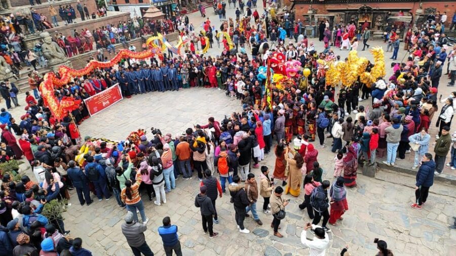 Kathmandu: 7 UNESCO-Listed city sites group day trip - Patan Durbar Square: Newari craftsmanship with Hindu and Buddhist overlap