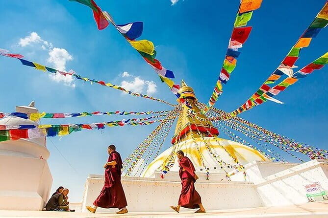 Kathmandu: Kopan Monastery, Swayambhu and Boudha Nath Stupa Tour - Swayambhu and the Monkey Temple views: where the city makes sense from above