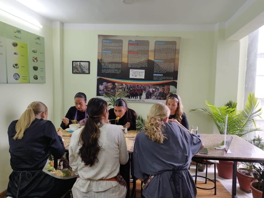 Kathmandu: Momo Making Class with a Local Chef - Where the class starts in Thamel: Nepal Cooking School setup