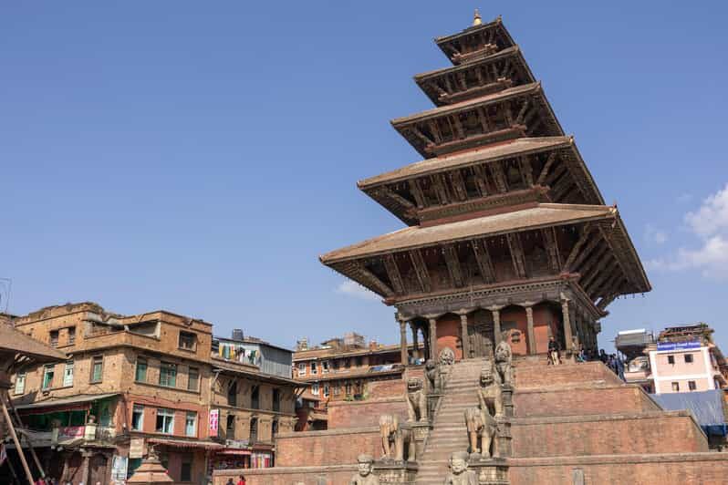 Kathmandu: Nagarkot, Bhaktapur, Doleswor & Sanga Statue Tour - Bhaktapur Durbar Square: Newar Architecture You Can See Up Close