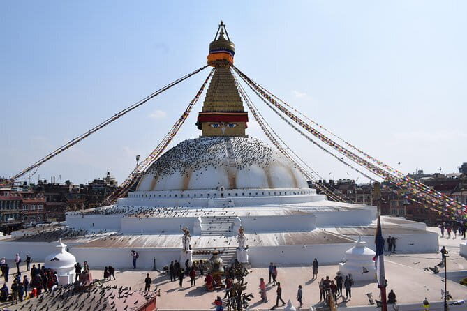 Kirtipur & Swayambhu Trip from Kathmandu: Local Eats and Drinks - Newari cuisine and Himalayan beer tasting at a rooftop table